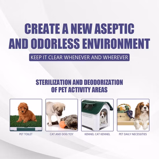 ホットセールプライベートラベルペット消臭スプレー